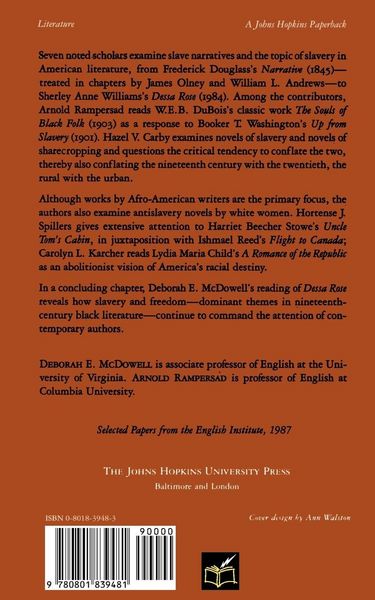 Produktbild: Slavery and the Literary Imagination