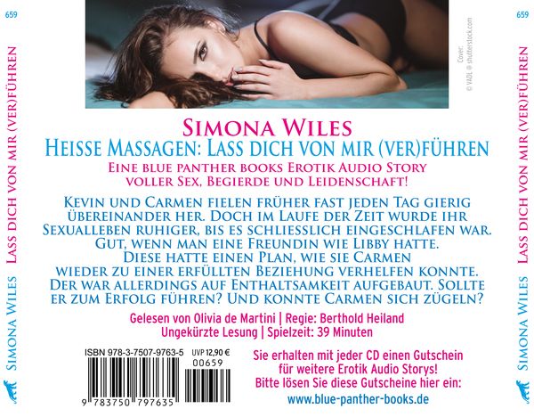 Produktbild: Heiße Massagen: Lass dich von mir (ver)führen | Erotik Audio Story | Erotisches Hörbuch Audio-CD