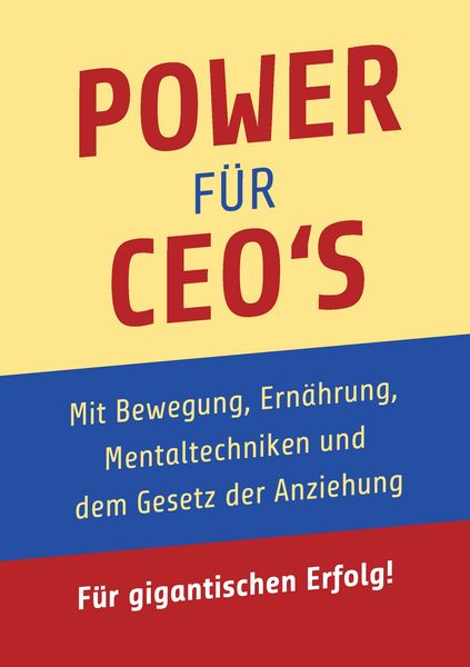 Produktbild: Power f&uuml;r CEO's