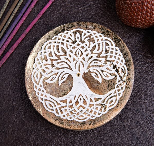 Produktbild: Yggdrasil R&auml;ucherst&auml;bchenhalter rund