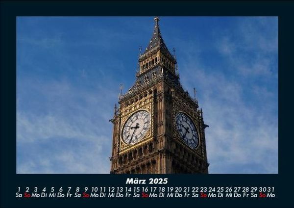 Produktbild: London 2025 Fotokalender DIN A5