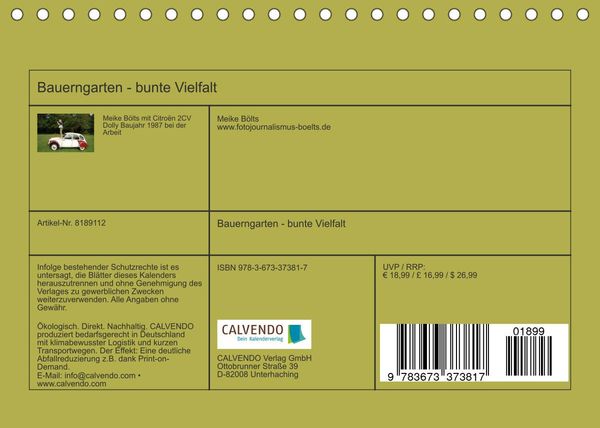 Produktbild: Bauerngarten - bunte Vielfalt (Tischkalender 2022 DIN A5 quer)