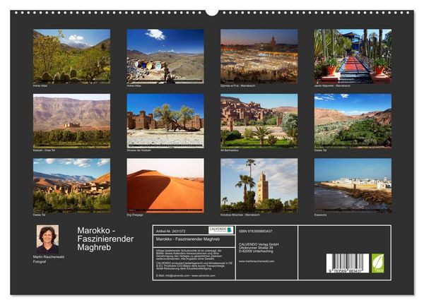 Produktbild: Marokko - Faszinierender Maghreb (hochwertiger Premium Wandkalender 2027 DIN A2 quer), Kunstdruck in Hochglanz
