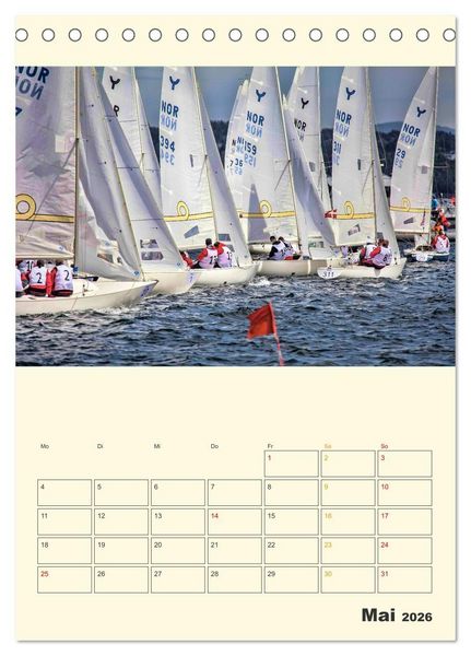Produktbild: Segeln bis zum Horizont (Tischkalender 2026 DIN A5 hoch), CALVENDO Monatskalender