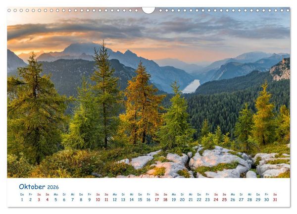 Produktbild: Der K&ouml;nigssee Perle unter dem Watzmann (Wandkalender 2026 DIN A3 quer), CALVENDO Monatskalender