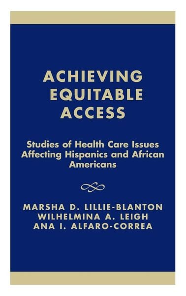 Produktbild: Lillie-Blanton, M: Achieving Equitable Access