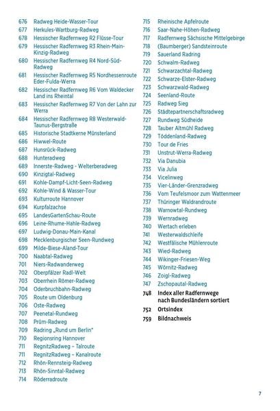 Produktbild: Radfernwege Deutschland