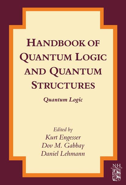 Produktbild: Handbook of Quantum Logic and Quantum Structures