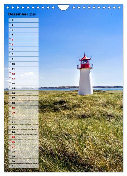 Produktbild: An der See Geburtstagsplaner (Wandkalender 2026 DIN A4 hoch), CALVENDO Monatskalender