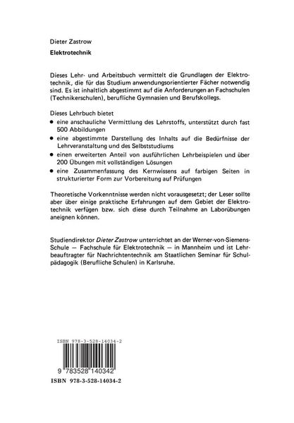 Produktbild: Elektrotechnik