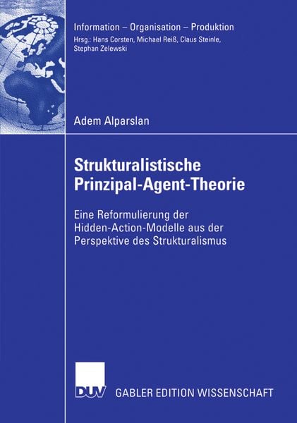 Produktbild: Strukturalistische Prinzipal-Agent-Theorie
