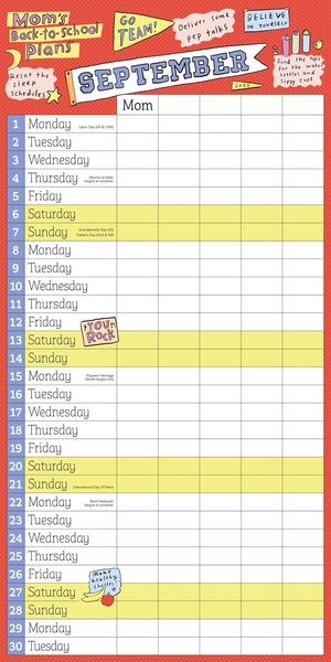 Produktbild: Mom's Family Wall Calendar 2026