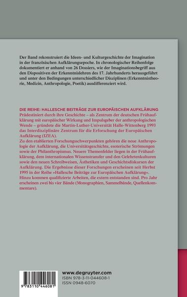 Aufklärung und Imagination in Frankreich (1675-1810)