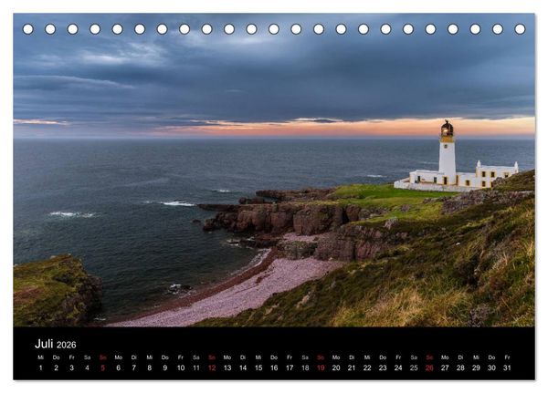 Produktbild: Schottland - Scotland - Alba (Tischkalender 2026 DIN A5 quer), CALVENDO Monatskalender