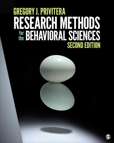 Produktbild: Privitera, G: Research Methods for the Behavioral Sciences