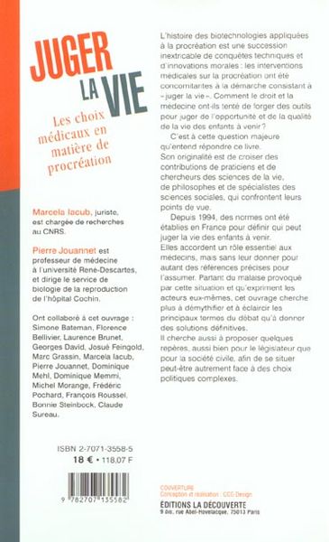 Produktbild: Juger la vie