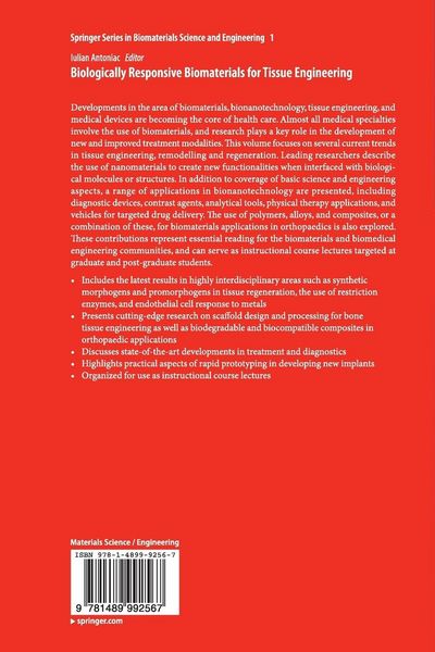 Produktbild: Biologically Responsive Biomaterials for Tissue Engineering