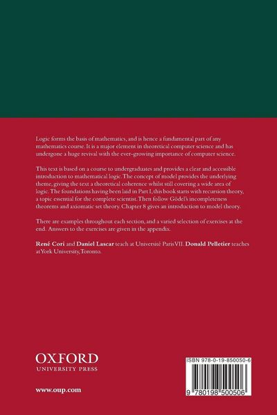Produktbild: Mathematical Logic