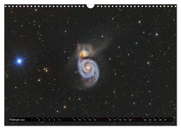 Produktbild: Galaxien des Nordhimmels (Wandkalender 2026 DIN A3 quer), CALVENDO Monatskalender