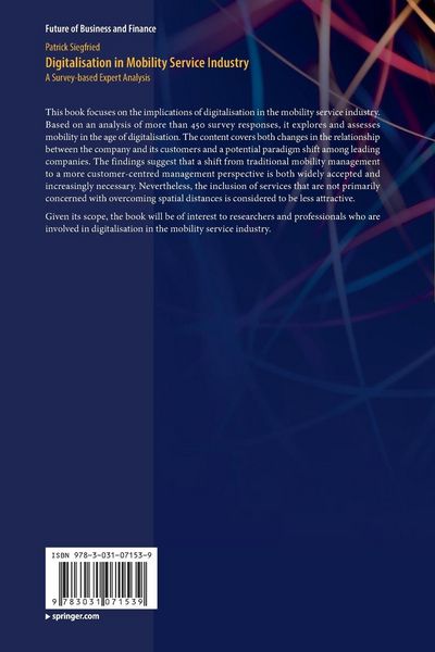 Produktbild: Digitalisation in Mobility Service Industry