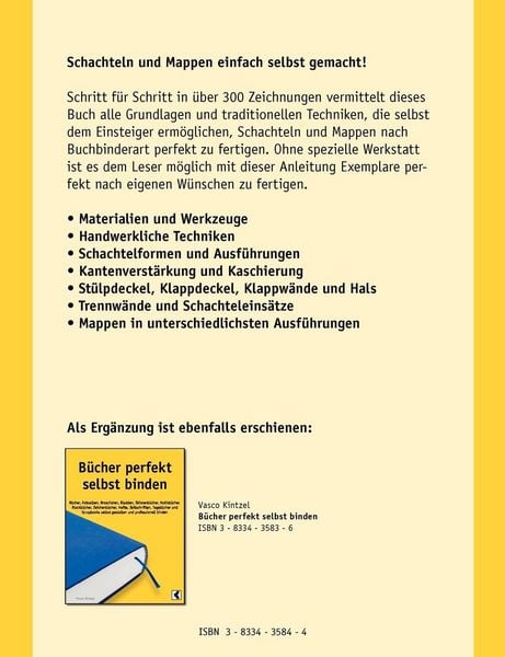 Produktbild: Schachteln und Mappen perfekt selbst gemacht