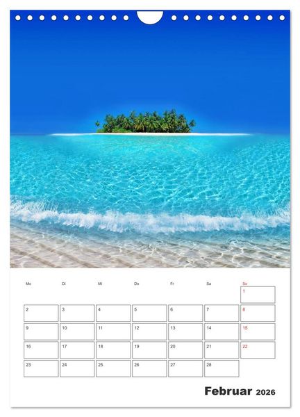 Produktbild: Inselparadiese im S&uuml;dpazifik (Wandkalender 2026 DIN A4 hoch), CALVENDO Monatskalender