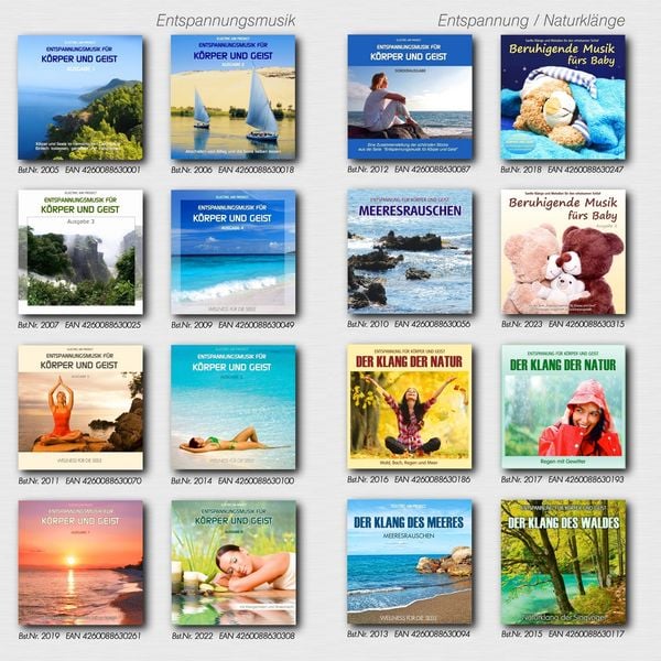 Produktbild: Entspannungsmusik f&uuml;r K&ouml;rper und Geist 7
