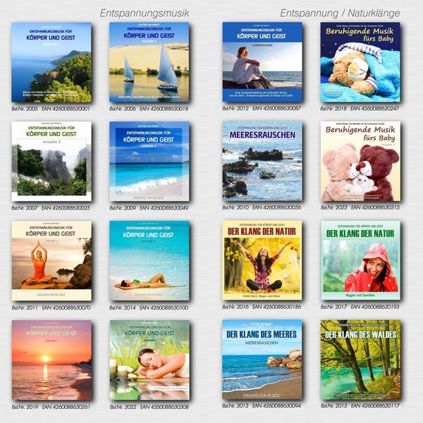 Produktbild: Entspannungsmusik f&uuml;r K&ouml;rper und Geist - Sonderausgabe