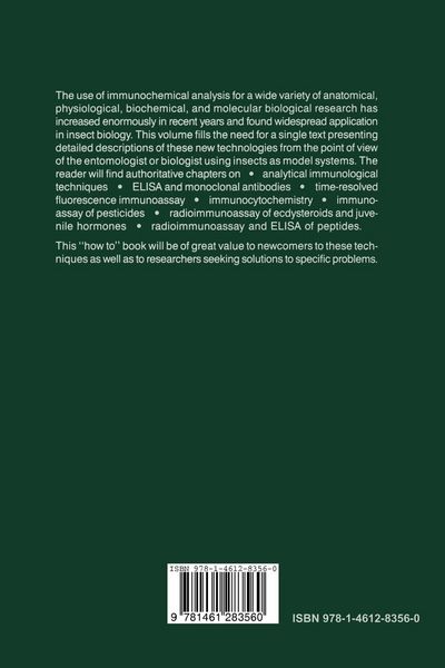 Produktbild: Immunological Techniques in Insect Biology