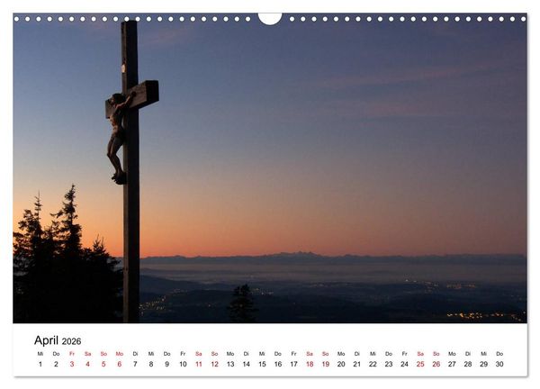 Produktbild: Gipfelkreuze im B&ouml;hmerwald (Wandkalender 2026 DIN A3 quer), CALVENDO Monatskalender