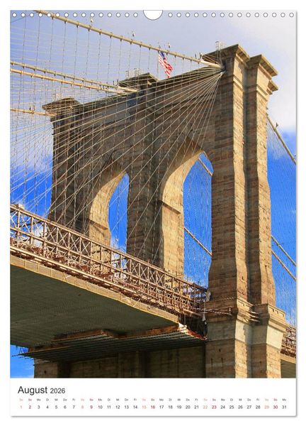 Produktbild: New York - sehenswertes Manhattan bei Tag und Nacht (Wandkalender 2026 DIN A3 hoch), CALVENDO Monatskalender