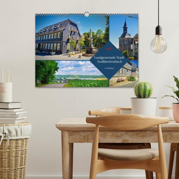Produktbild: Landgemeinde Stadt Gro&szlig;breitenbach - mit Goldisthal (Wandkalender 2027 DIN A3 quer), CALVENDO Monatskalender