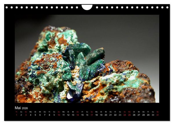 Produktbild: Mineralien aus dem Sauerland (Wandkalender 2026 DIN A4 quer), CALVENDO Monatskalender
