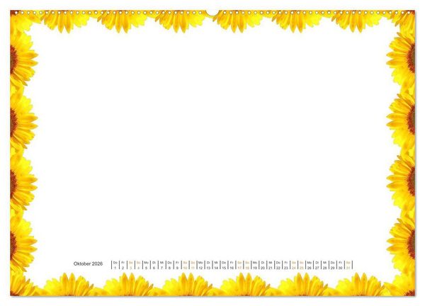 Produktbild: Bastelkalender Nostalgie-Rahmen 2026 (hochwertiger Premium Wandkalender 2026 DIN A2 quer), Kunstdruck in Hochglanz