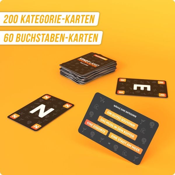 Denkriesen - Stadt Land Vollpfosten® - das Kartenspiel - Urlaubs Edition - "meer im Kopf."