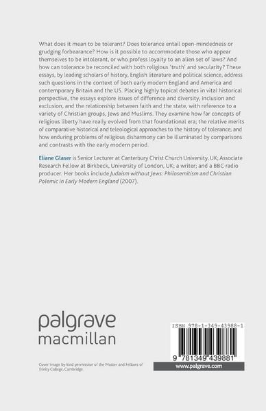 Produktbild: Religious Tolerance in the Atlantic World