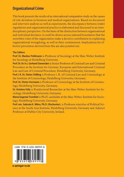 Produktbild: Organizational Crime