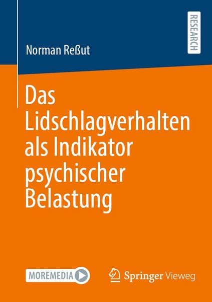 Produktbild: Das Lidschlagverhalten als Indikator psychischer Belastung