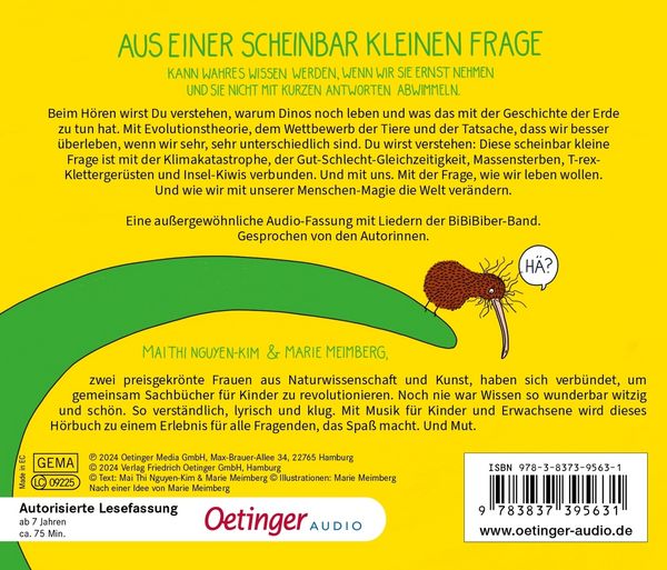 Produktbild: BiBiBiber hat da mal &rsquo;ne Frage. Sind Dinos wirklich alle tot?