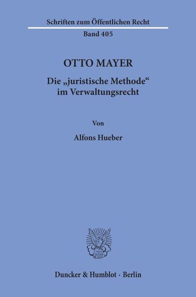 Produktbild: Otto Mayer.