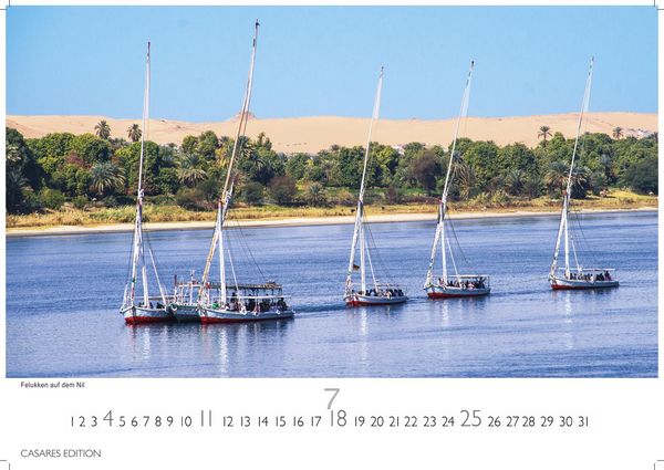 Produktbild: &Auml;gypten Kalender 2027 &ndash; Wandkalender | Fotokalender Afrika 35x50 cm - mit atemberaubenden Fotos der Pyramiden, Sphinx, Luxor & mehr
