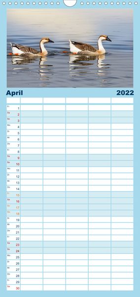 Produktbild: Familienplaner Boarisch g'schaut - Vom Haarsee bis zum Isarwinkel (Wandkalender 2022 , 21 cm x 45 cm, hoch)