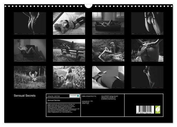 Produktbild: Sensual Secrets (Wandkalender 2026 DIN A3 quer), CALVENDO Monatskalender