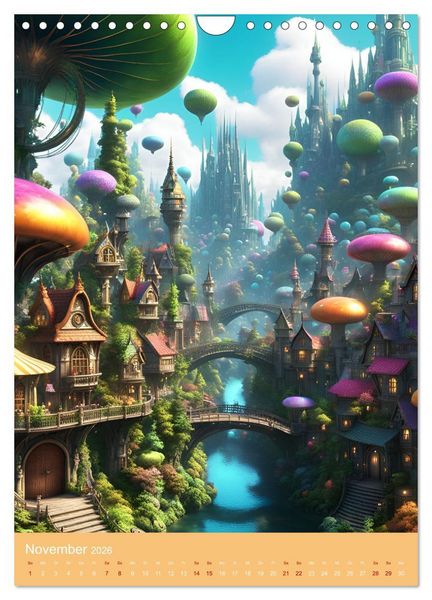 Produktbild: Galaktische Tr&auml;ume (Wandkalender 2026 DIN A4 hoch), CALVENDO Monatskalender