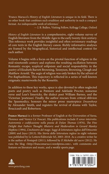 Produktbild: History of English Literature, Volume 4