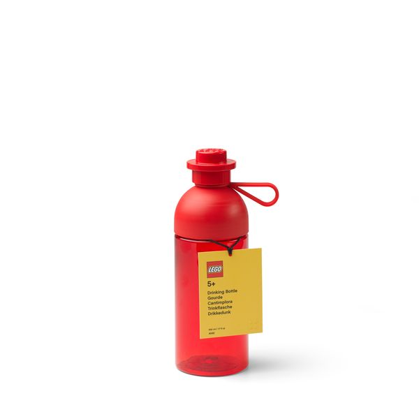 Produktbild: LEGO&reg; Trinkflasche Transparent Rot