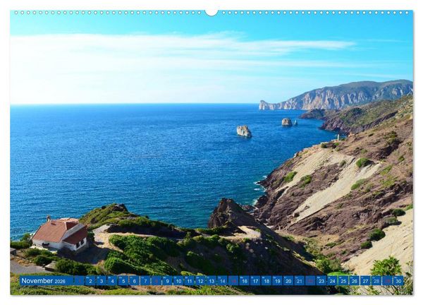 Produktbild: Sardiniens magische K&uuml;sten (hochwertiger Premium Wandkalender 2026 DIN A2 quer), Kunstdruck in Hochglanz