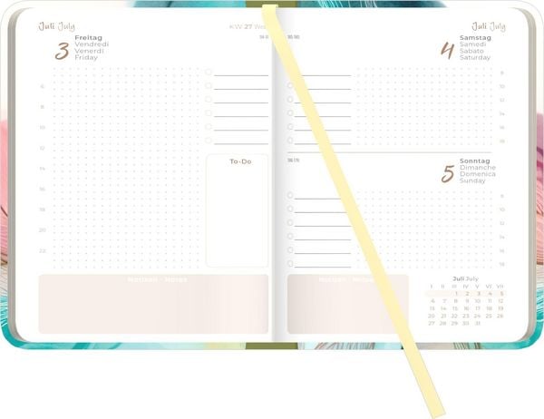 Produktbild: Daily Journal Marble 2027