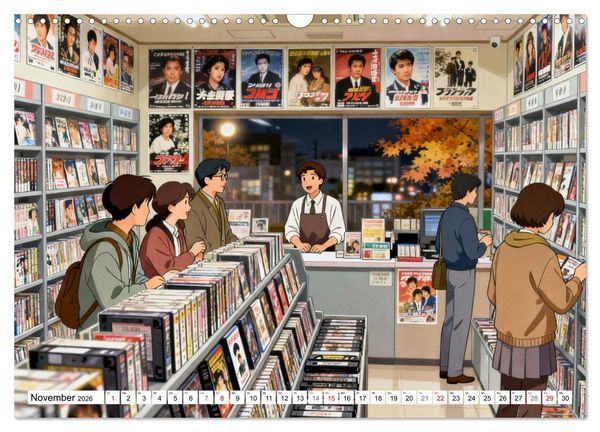 Produktbild: Zeitreise nach Tokio (Wandkalender 2026 DIN A3 quer), CALVENDO Monatskalender