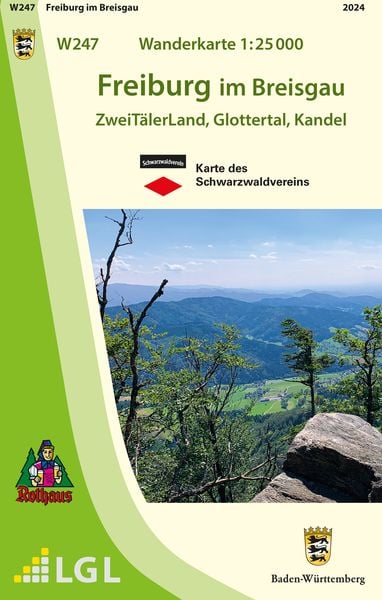 Produktbild: W247 Wanderkarte 1:25 000 Freiburg im Breisgau